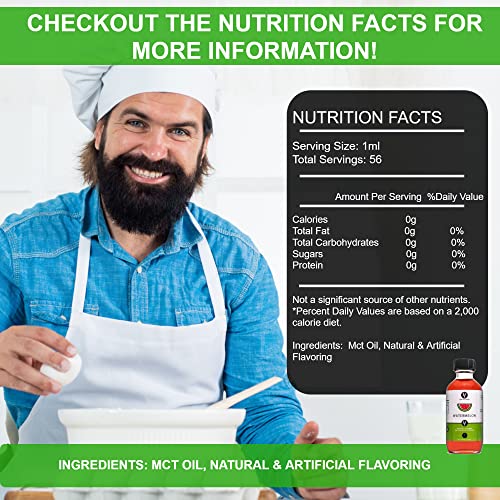 Dolce Foglia Watermelon Flavoring Oil - 2 Oz. - Flavoring Oil For Candy Making, Extracts And Flavorings For Baking, Lip Balm, Cookies, Ice Cream #TOP5