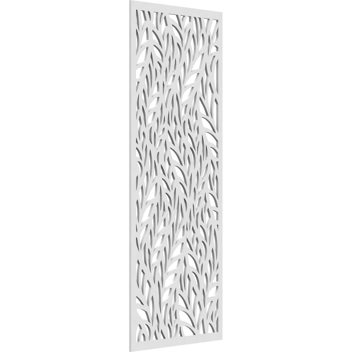 17 3/8"W x 44 3/8"H x 3/8"T Ortonville Decorative Fretwork Wall Panels in Architectural Grade PVC