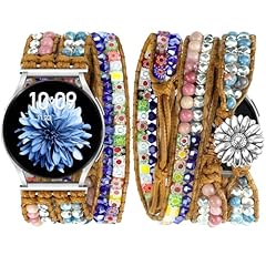 A8 Square Glazed Flower Beads (Only 20mm)