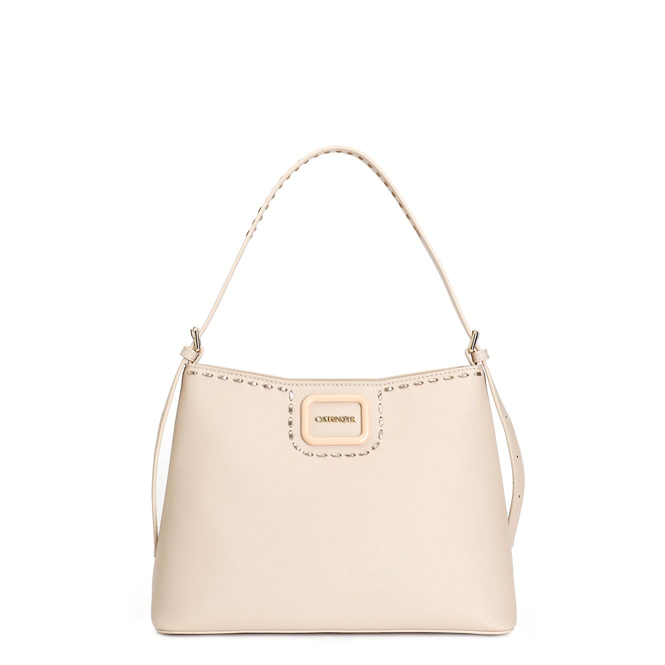 Sac en cuir saffiano élégant pour en finir avec les sacs déformés - 5