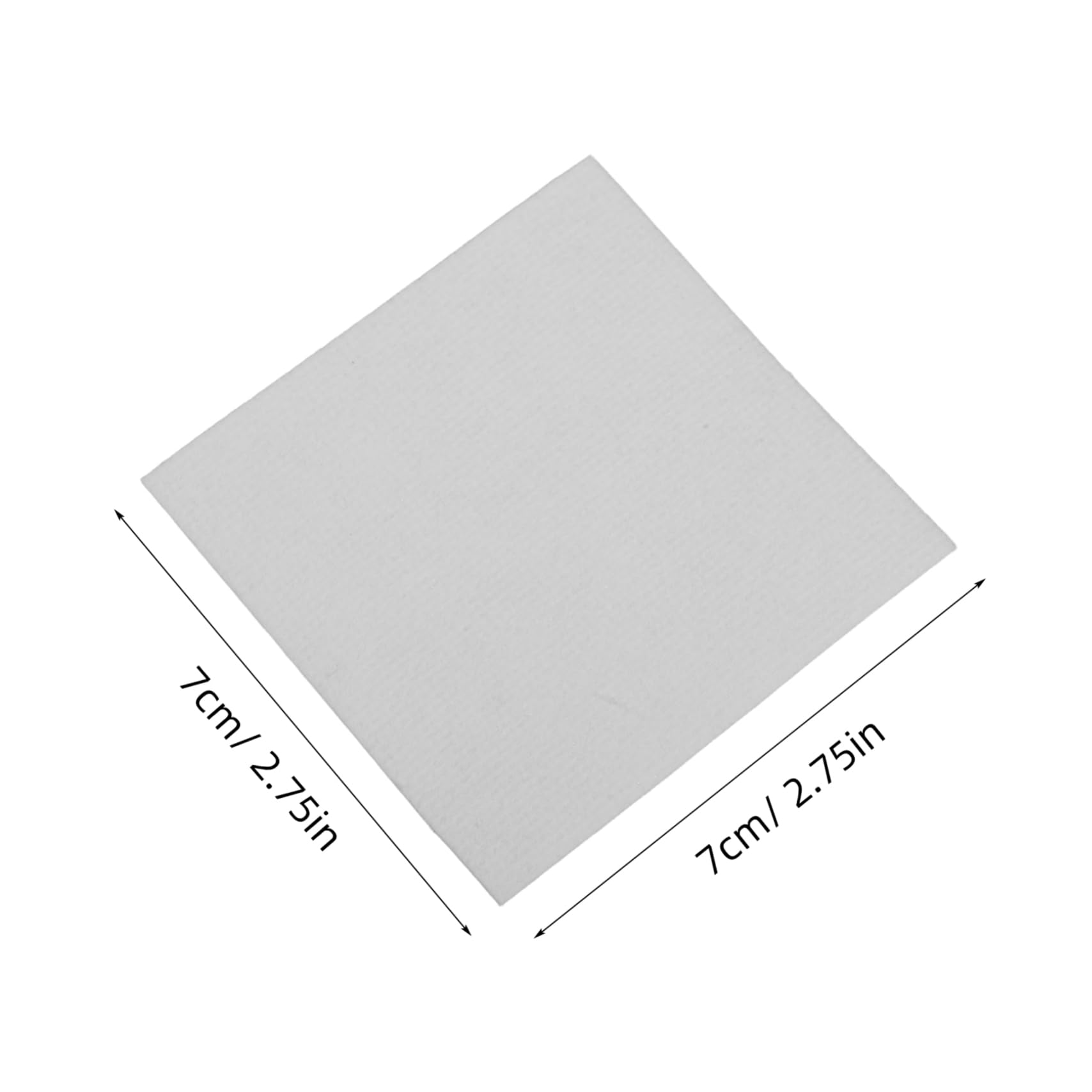 OSALADI 40pcs Kiln Fiber Paper: 2mm Thick Microwave-Safe Insulation Sheet for Glass Fusing Metal Clay Projects - Heatproof Furnace Gasket Material