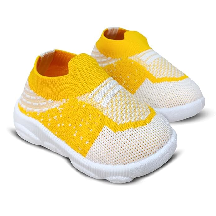 Image of Infant Shoes for Baby Boys & Girls | Musical Sound Walking Shoes | First Walker Shoes for Toddlers | Lightweight Breathable Knit Sneakers | Soft Sole Comfortable Slip On Shoes for Newborns, Babies & Kids