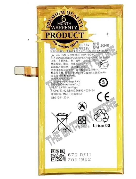 Image of THE BATTERY STORE Original JG40 Battery for Motorola G7 Plus XT1965 Battery with 6 Month Warranty**** (V108)