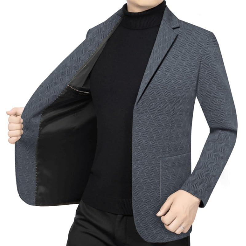 Casual Blazers Mens Casual Linen Blazers Sports Coats Jacket Slim Fit Two Button Lightweight Suit Western Sport Coats2