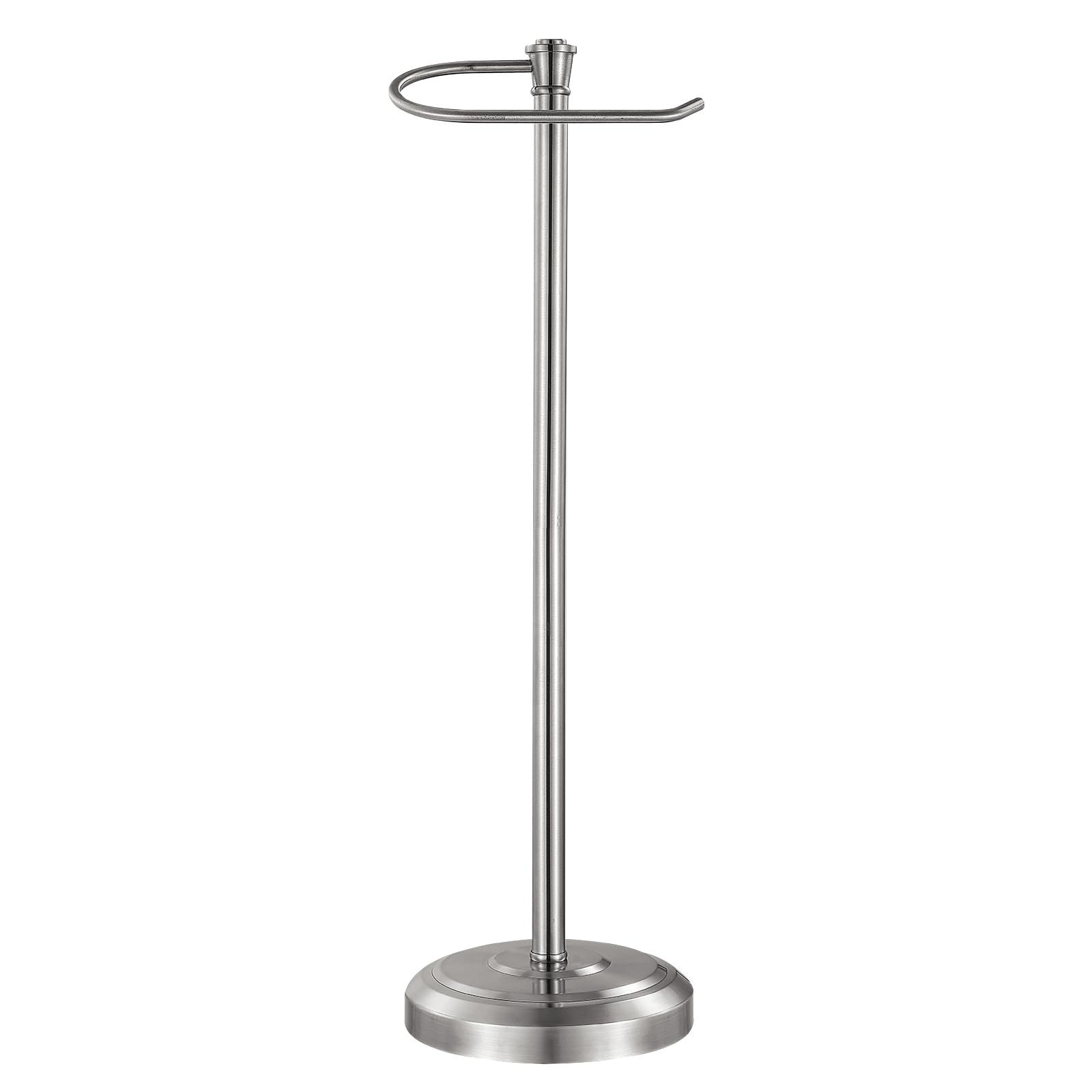 Brushed Nickel Toilet Paper Holder Free Standing，Stainless Steel