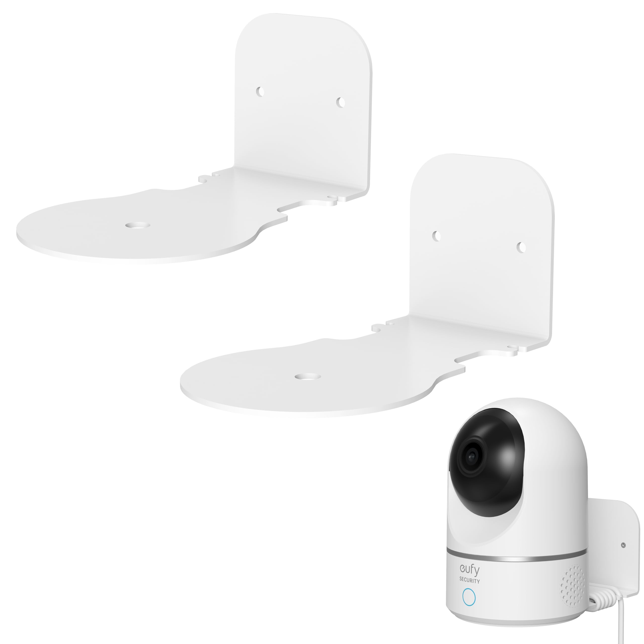 Soporte de pared eufy Security Indoor Cam E220 y Pan Tilt pack de 2 unidades para cámaras 8