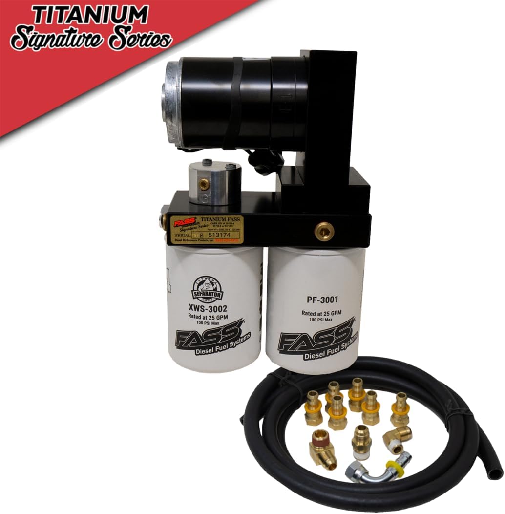 FASS TSD07100G Titanium Signature Series Diesel Fuel Lift Pump 100GPH fits RAM Cummins 5.9L and 6.7L 2005-2018 & 2021