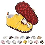 🦄[PERFEKT ZUM GEHEN LERNEN]- Die Babyschuhe bieten großen schutz und halt für kleine füße, ohne das wachstum oder die bewegung des fußes zu behindern, sind eine gute wahl zum krabbeln, Laufen, da die schuhe baby schützen können ihrer füße vom kratzen auf der spielplatzoberfläche