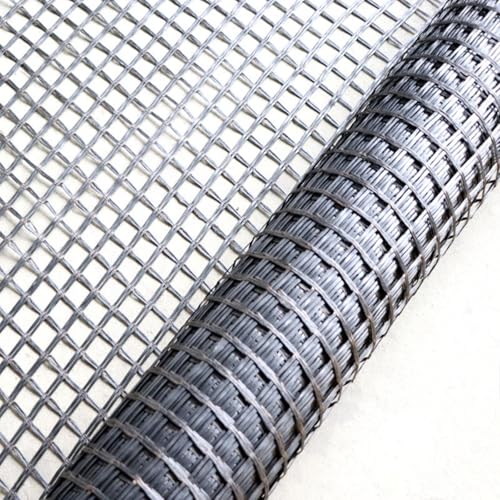 Universal Retaining Wall Geogrid Roll 4' x 98' for walls up to 6 feet...