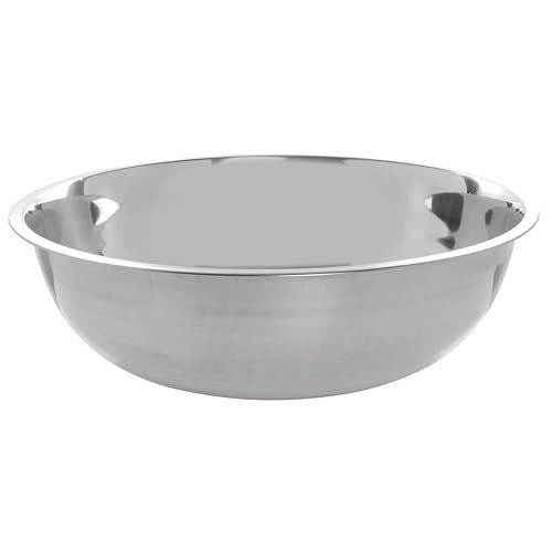 HUBERT Tazón mezclador de 16 cuartos de galón - 18 pulgadas de diámetro x 5 3/10 pulgadas de alto