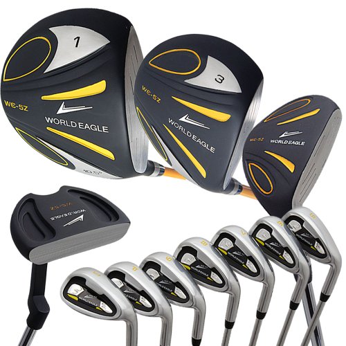 関連商品：WORLD EAGLE ワールドイーグル WE-5Z ブラック メンズ 13点（11本）クラブセット バッグなし 右用の商品画像