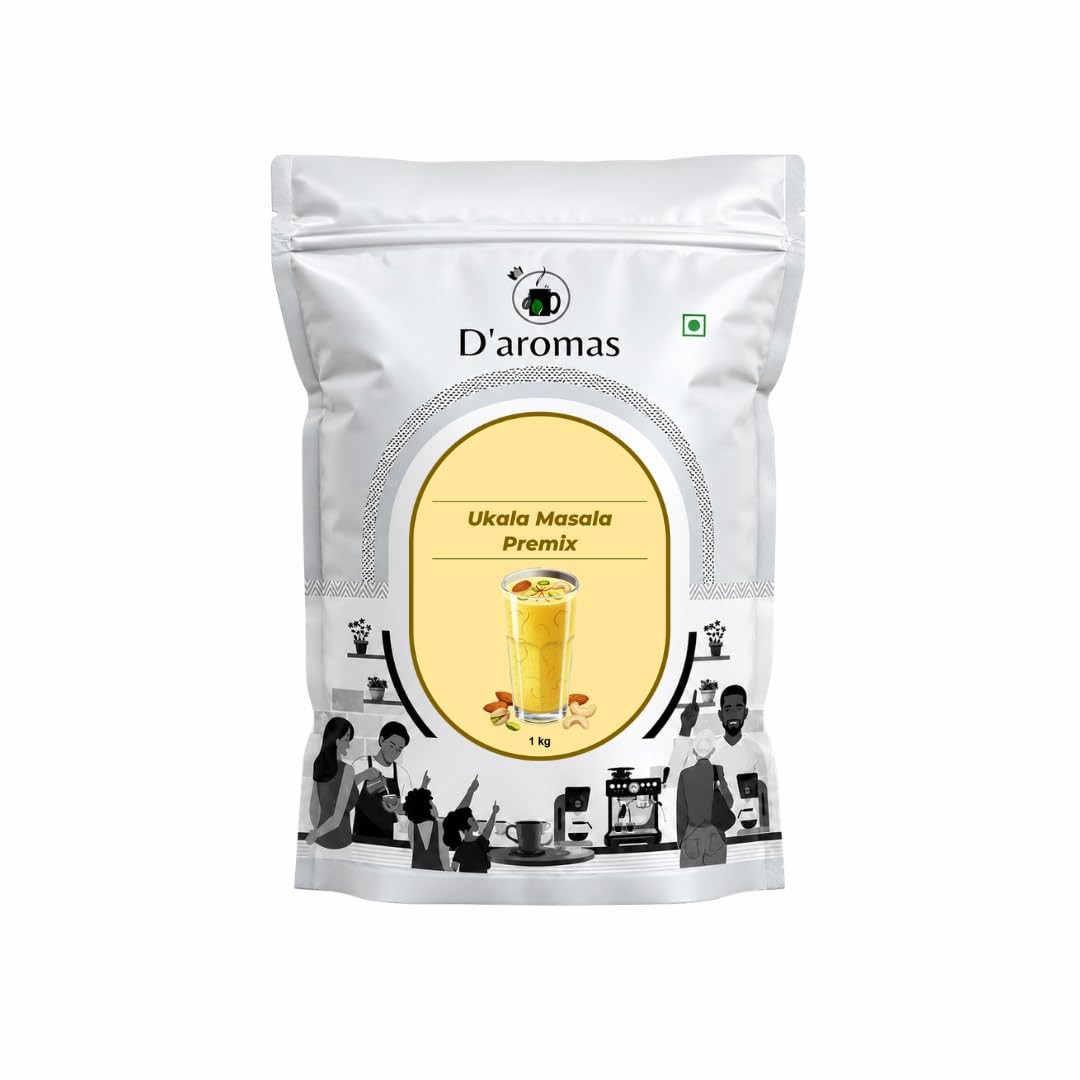 D'aromas Ukala Premix 1kg | Healthy Herbal Drink Mix | Traditional Immunity Beverage | Rich Blend of Indian Herbs & Spices | Quick & Easy Preparation | Perfect for Home, Office & Café Use-image-17
