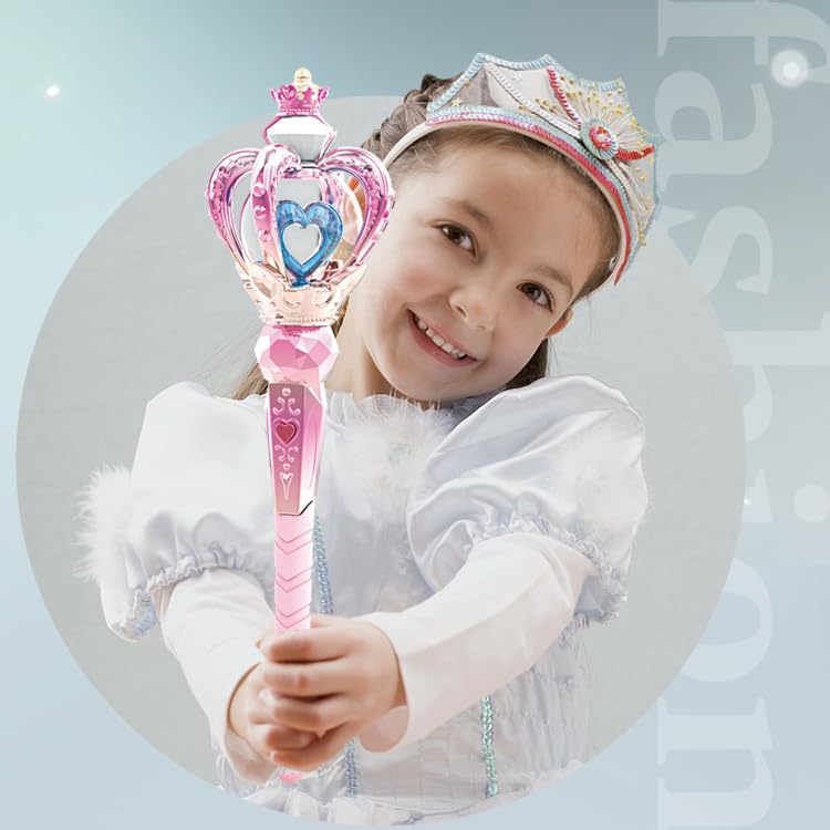 Image of FunBlast Kid Magical Wand With Flashing Light and Music - Princess Fairy Toy, Birthday Gift for Girls (Random Design)