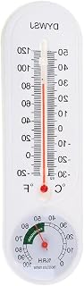 Upgraded Wall Thermometer Wooden Indoor Outdoor Thermometer With Double Scales ℉&amp;℃ Household Thermometer For Home Office Outdoor/indoor Thermometer For Home Outdoor/indoor Thermometer Hygrometer