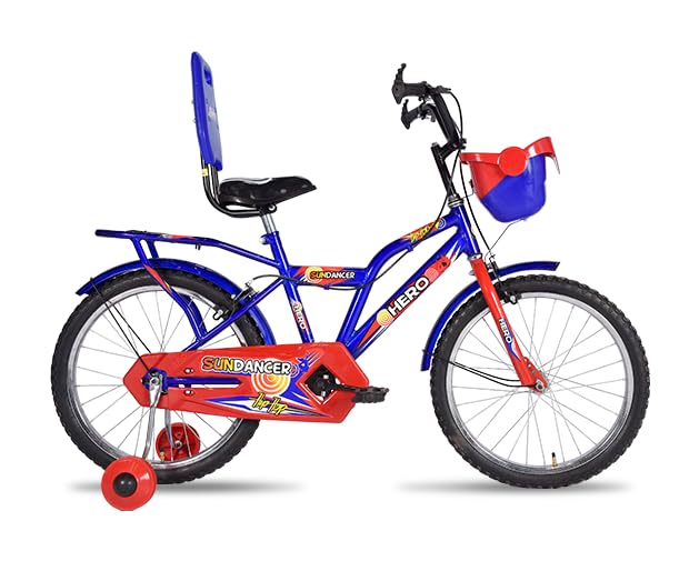 Image of Hero Cycle SUNDANCER Unisex-Baby 20T Kids Bike Weight Capacity- 15 KG Type- Kids Bike Suspension- Rigid- Caliper Brake Color- Green /Red
