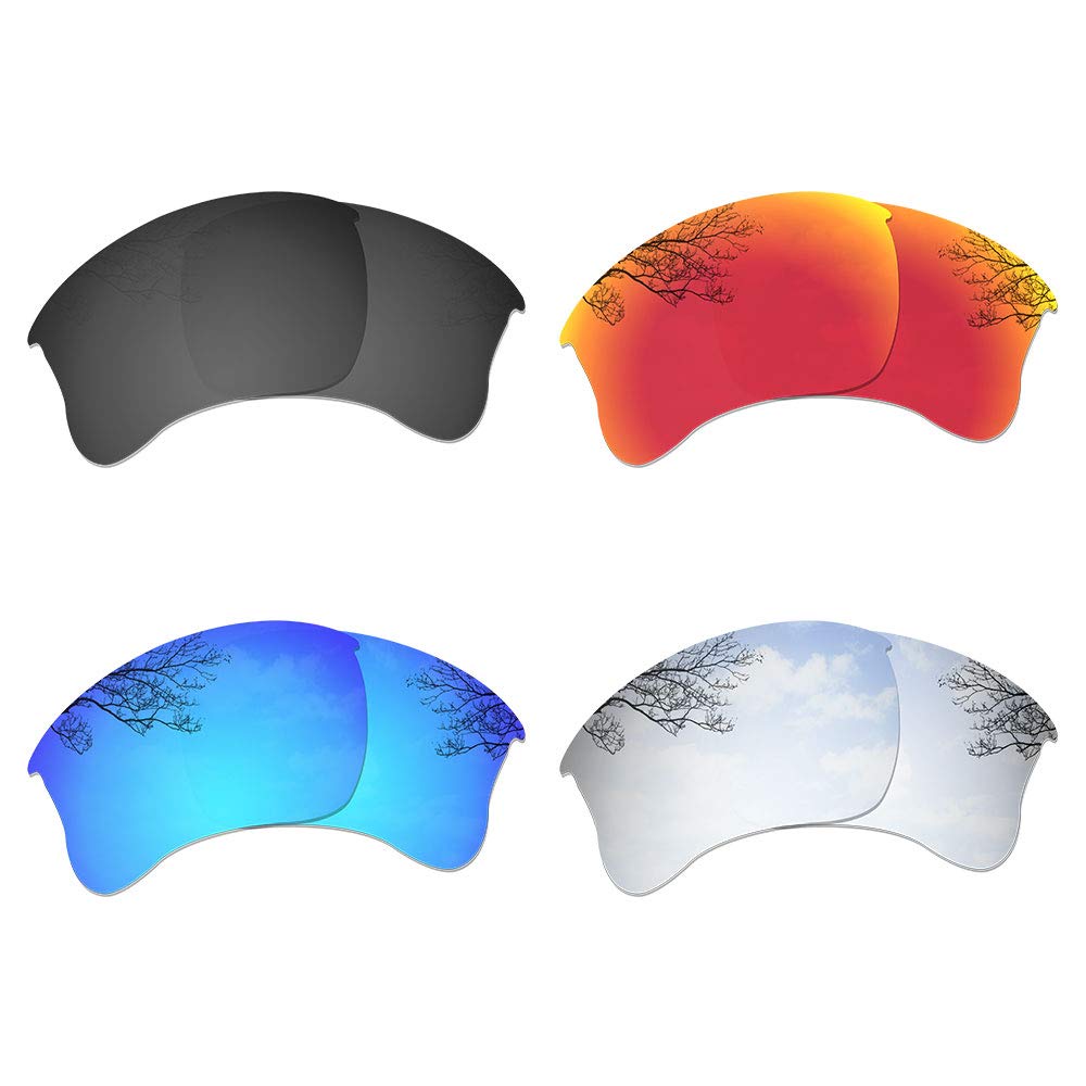 DynamixDynamix 4 Pairs Combo Polarized Replacement Lenses for Oakley Flak Jacket XLJ