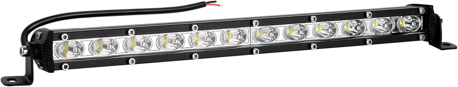 nifeida 14" Led Light Bar 80W 8000lm Single Row Led Light Bar Off Road Lights Waterproof Flood & Spot Beam Combo Light for Truck Off Road Pickup SUV ATV UTV Boats Roof Bumper