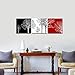 Wieco Art Colorful Tree 3 Panels Contemporary Canvas Prints Wall Art Flower Pictures Photo Paintings for Bedroom Bathroom Home Decorations Modern Stretched and Framed Abstract Floral Giclee Artwork