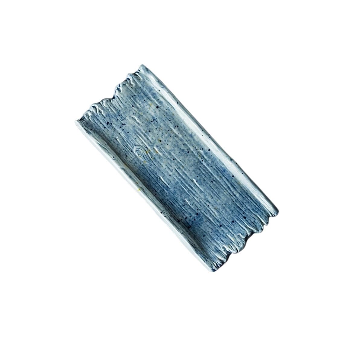 GFHTRELY Dinner Tray Display Plate Rectangular Plate Ceramic Japanese Dinner Plate Sushi Plate Dish Tableware Creative Dinner Plate(C)