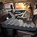 ZONETECH Inflatable Car Mattress Back Seat Car Bed with Air Pump and 2 Pillows SUV Air Mattress for Camping, Travel Premium Quality Sleep Blow Up Pad Automotive Rear Seat Universal Fit