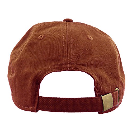 Gelante Baseball Caps Dad Hats 100% Cotton Polo Style Plain Blank Adjustable Size. 1823-Rust-1Pc #TOP1