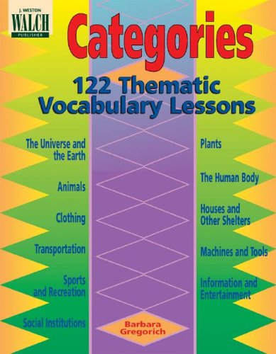 Image of Categories: 122 Thematic Vocabulary Lessons