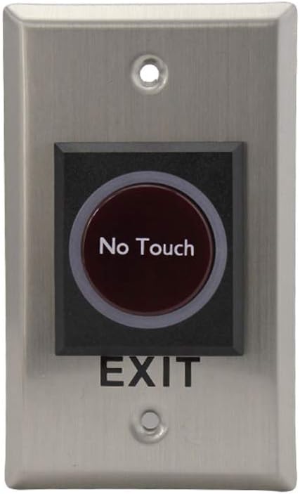 LBS Touchless No Touch Door Infrared Sensor Exit Button Switch for Access Control Systems Gates and Garage Openers