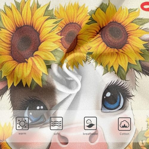 Print Toddler Underwear Custom 2t Cotton Panties Little Girl Cute Cow Sunflowers Autumn Undies Kids Briefs3