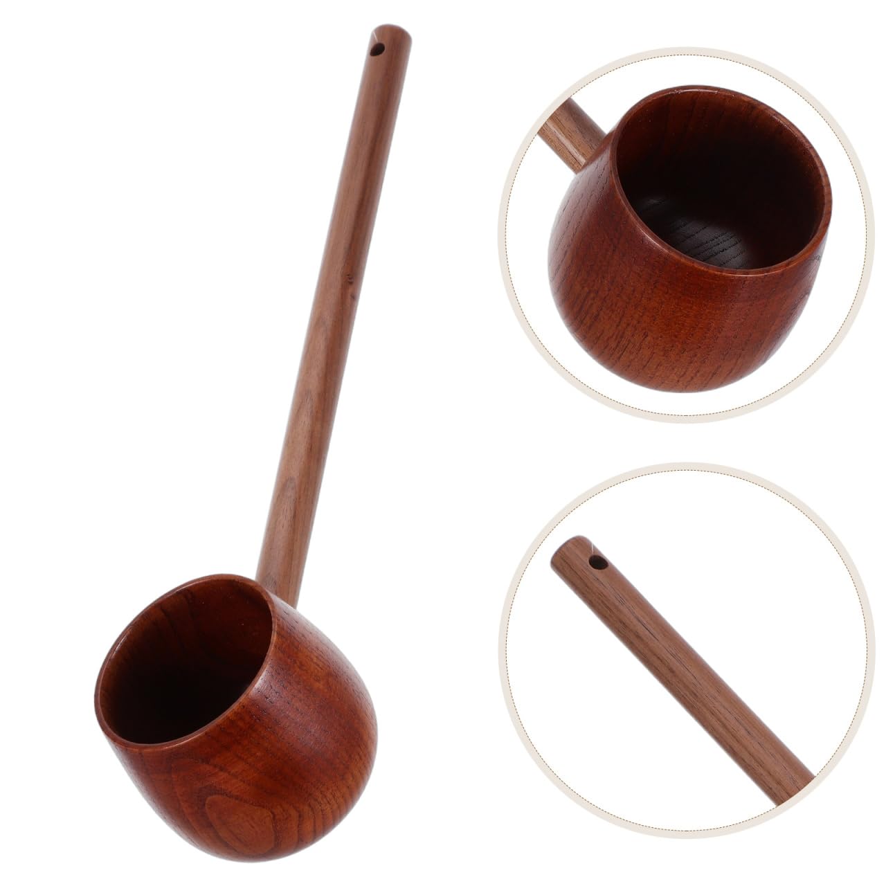 Amazon.com: Kichvoe Hishaku Wood Water Ladle - 11.8