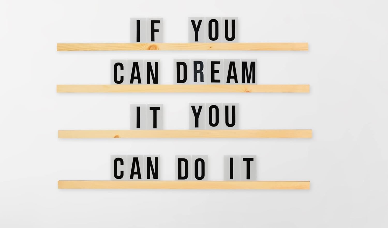 Elm Ave Collective Interchangeable/Customizable Letter Ledge Shelves 5 Color Options & Sizes | Choose From 132 OR Ebony Walnut Natural unstained Walnut Dark Walnut Classic Gray