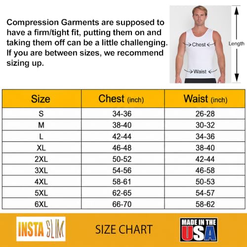 Image of Insta Slim - Made in USA 3 Pack Compression Muscle Tank Body Shapers for