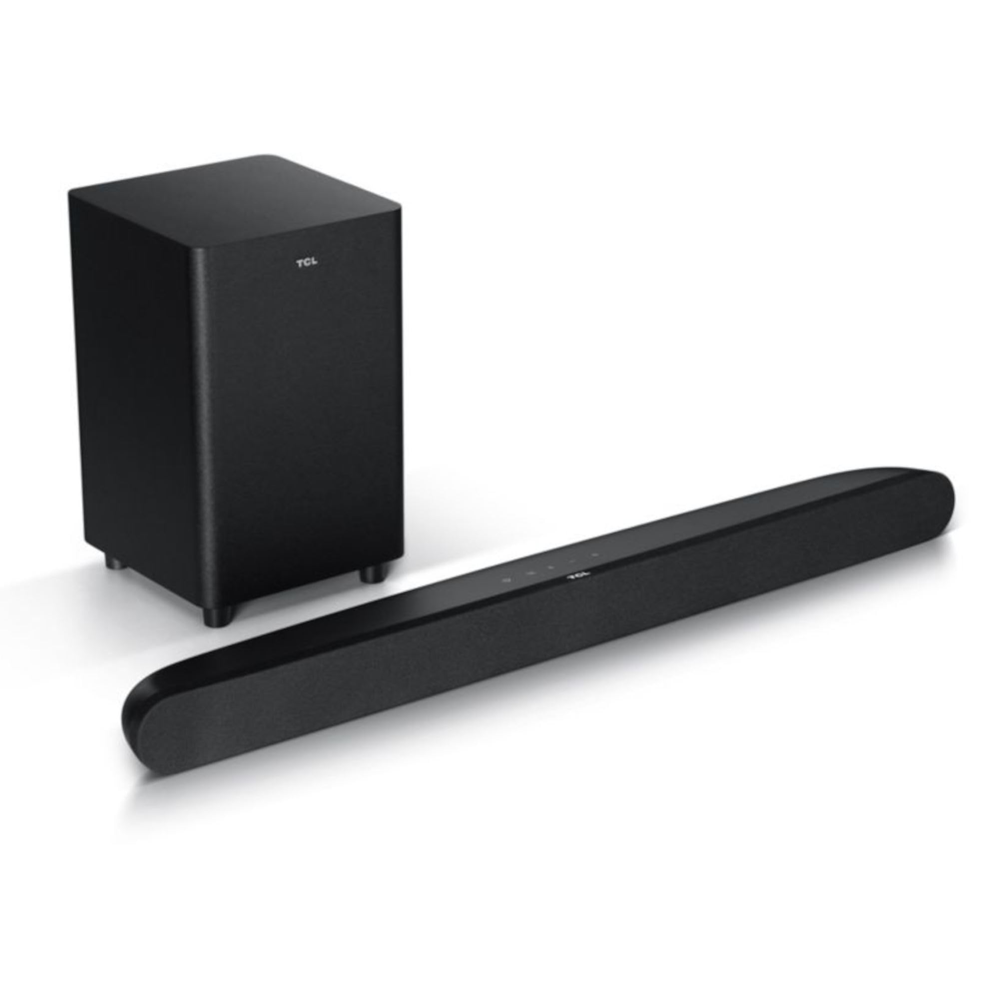 TCL TS6110 Sound Bar for TV with Wireless Subwoofers, Bluetooth Soundbar (240 Watt, Dolby Audio, HDMI ARC, Wall Mountable, Remote Control, Three Sound Modes) , Black