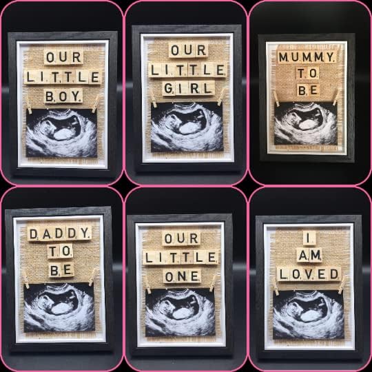 Baby Scan Photo Frame (Small, Our Little Girl)