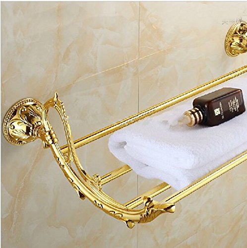 Serviette rack or de luxe Gowe pour résoudre le manque de rangement dans la salle de bain