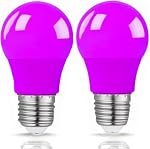 LED Ampoule de lumière colorée 9W (60W Équivalent),A19 LED E26 Ampoules de couleur de base,LED Ampoule pour Halloween,Décoration de Noël,Party,Bars,Lumières primaires,Éclairage d'humeur de vacances,Non-Dimmable (Blue)
