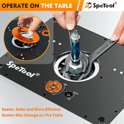 SpeTool All-Aluminum Router Lift Kit