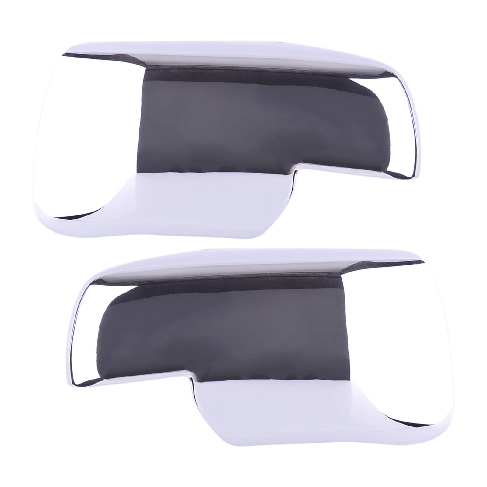 Guscio dello 1 Paio Di Tappi Copri Specchietto Laterale Per Discovery Freelander 2 Sport 2006 2007 2008 ABS Cromato