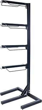 EASY-UP Swivel Saddle Rack with Tack Hooks | Ideal for Horse Tack Rooms | Swivels for Easy Access | Fits Both English & Western Saddles | Size 4 Tier