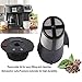 Podoy Reusable Coffee Filter for Compatible with Keurig K-Cup My 119367 2.0 Updated Model Black Small Coffee Filter K200 K250 K300 K350 K400 K450 K460 K475 K460 K500 K550 K560 K575(Pack of 2)