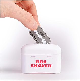 3 Pack Razor Blade Disposal Container - XL Razor Disposal Container Safety Razor Case X3 Dumpster Razor Disposal Case XL Blade Bank - Bro Shaver