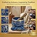 4 Inches Hand Painted Metal Tibetan Buddhist Singing Bowl Musical Instrument for Meditation with Stick and Cushion