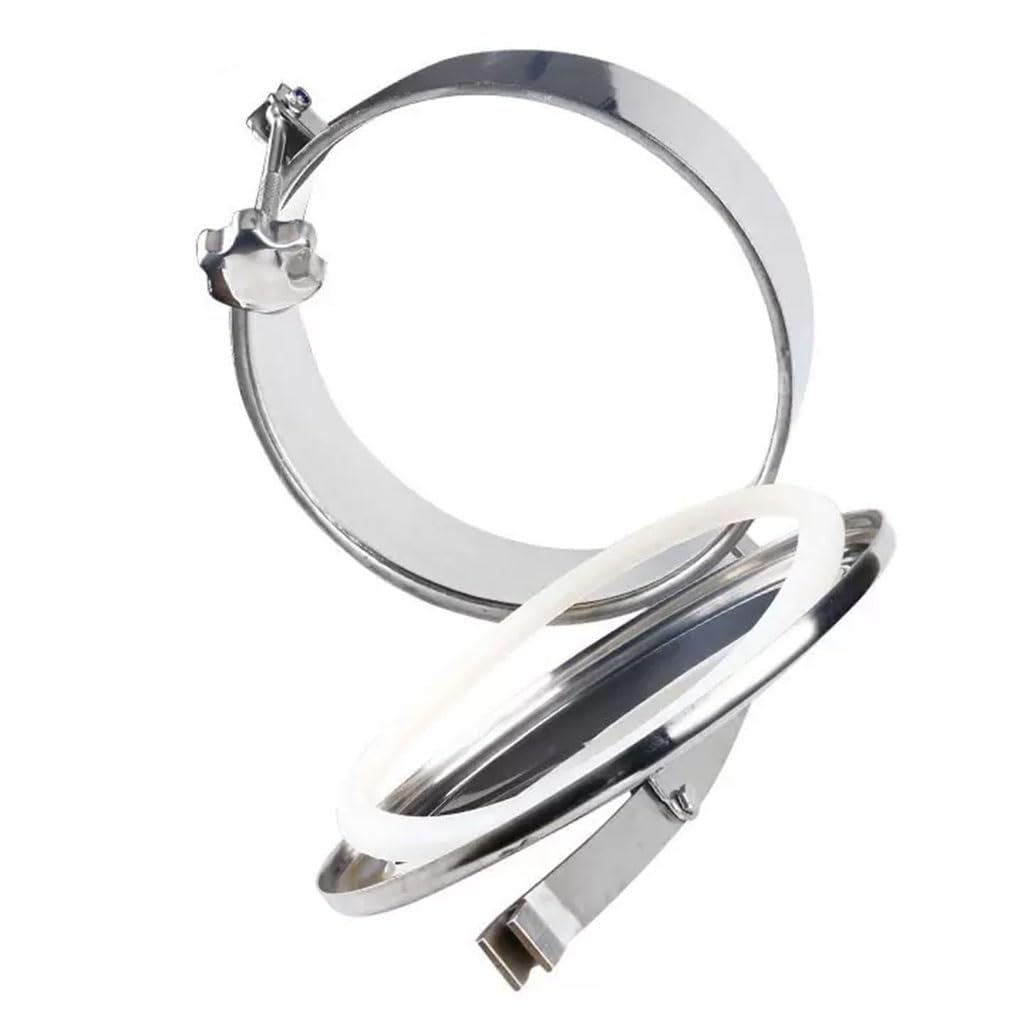 Copertura sanitaria 300mm di pozzetto SS316 - coperchio rotondo di apertura rapida della manway di pressione per applicazioni di 150-500mm, porta di accesso durevole dell'acciaio inossidabile