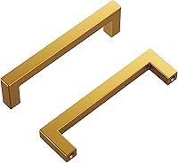 Vista 19 de Hickory Hardware - HH075326-BGB - Manija de la colección Skylight, 3 pulgadas de centro a centro, latón dorado cepillado.