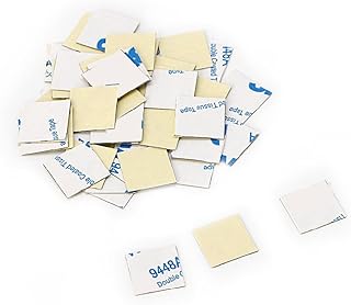 hejhncii 50Pcs 14 * 14mm Heatsink Thermal Double Side Adhesive Tape Sticker for CPU Screen