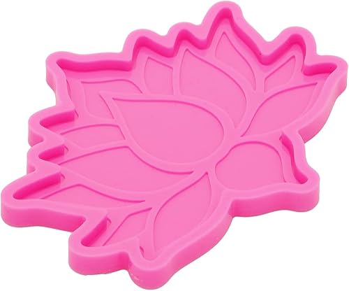 Miniatura 3 de Angel Wings Molde de silicona de 4.7 pulgadas de loto para posavasos de geoda, ágata, molde de silicona, molde de manualidades para manualidades,