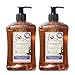 A La Maison de Provence Lavender Aloe Liquid Hand and Body Soap (Pack of 2) With Argan Oil, Olive Oil and Vitamin E, 16.9 fl oz Each