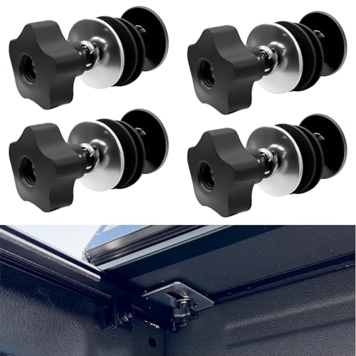 4 Set 254A0001 Tonneau Cover Clamp Service Kit - Elevator Bolt Assembly, Fit for Hard Folding Truck Bed Tonneau Cover, Universal Fit