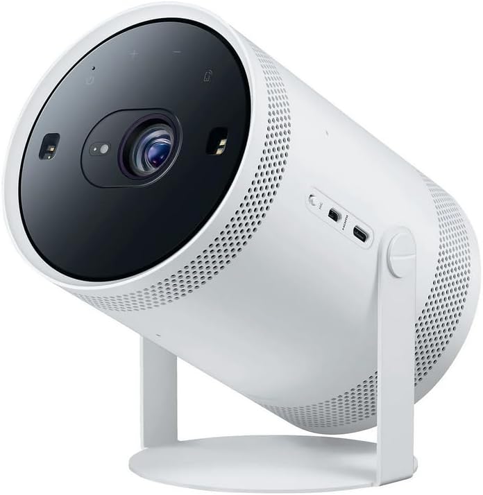 Samsung Freestyle 2. Nesil Projeksiyon Cihazı, Full HD, 360 Derece Ses, 5 Watt Hoparlör, Otomatik Kurulum, 2023 Model Projektör, SP-LFF3CLAX