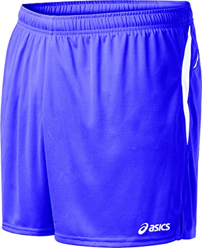 ASICS Men's Interval Shorts, Purple/White, Small
