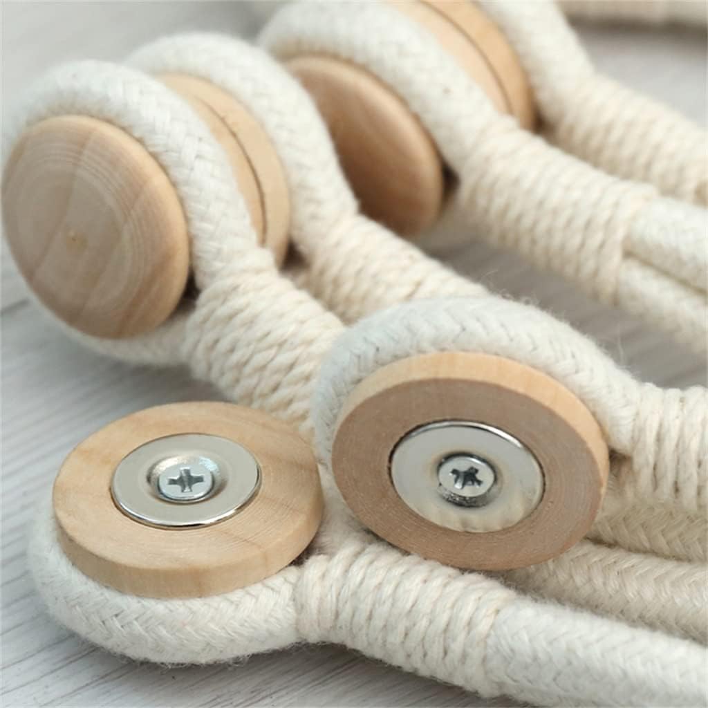 FMURY Tie Curtain Buckle Tie Rope Curtain Accessories Tie Tie Curtain Tie Tie Rope Cute Magnet Curtain Clip Pair